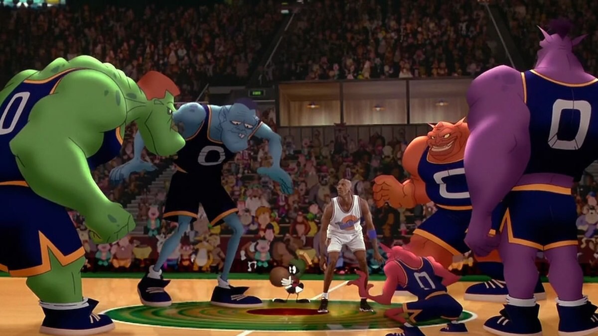 The Monstars face the Tune Squad