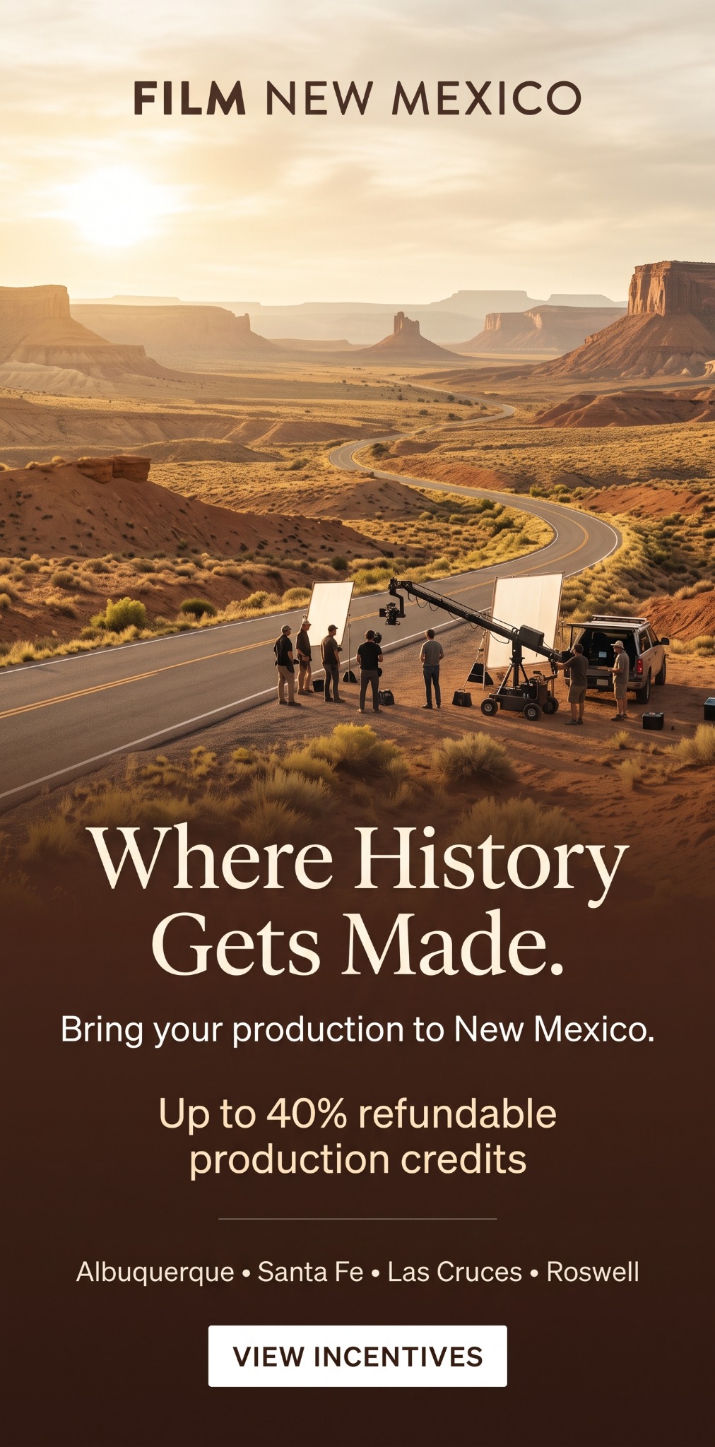 New Mexico Film Office vertical advertisement