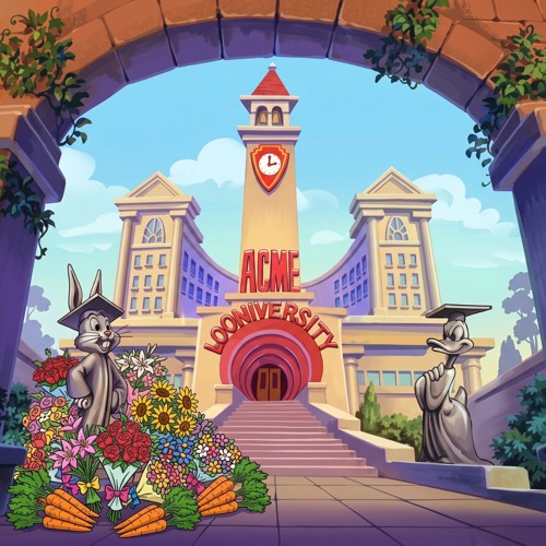 ACME Looniversity campus memorial for Bugs Bunny