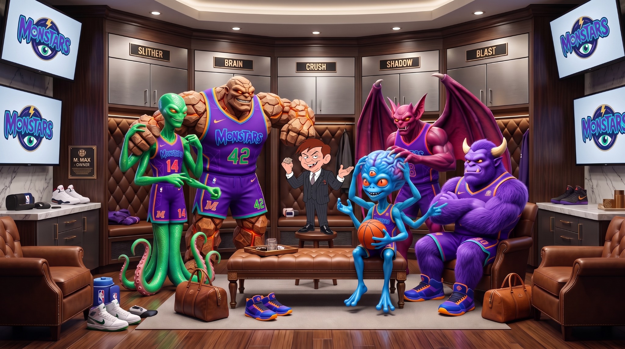 Inside the Monstars locker room ahead of the 30th Anniversary Game
