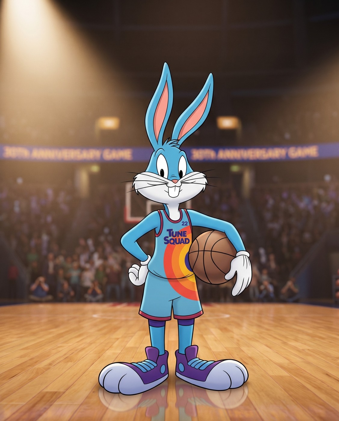 Buster Bunny of the Tune Squad
